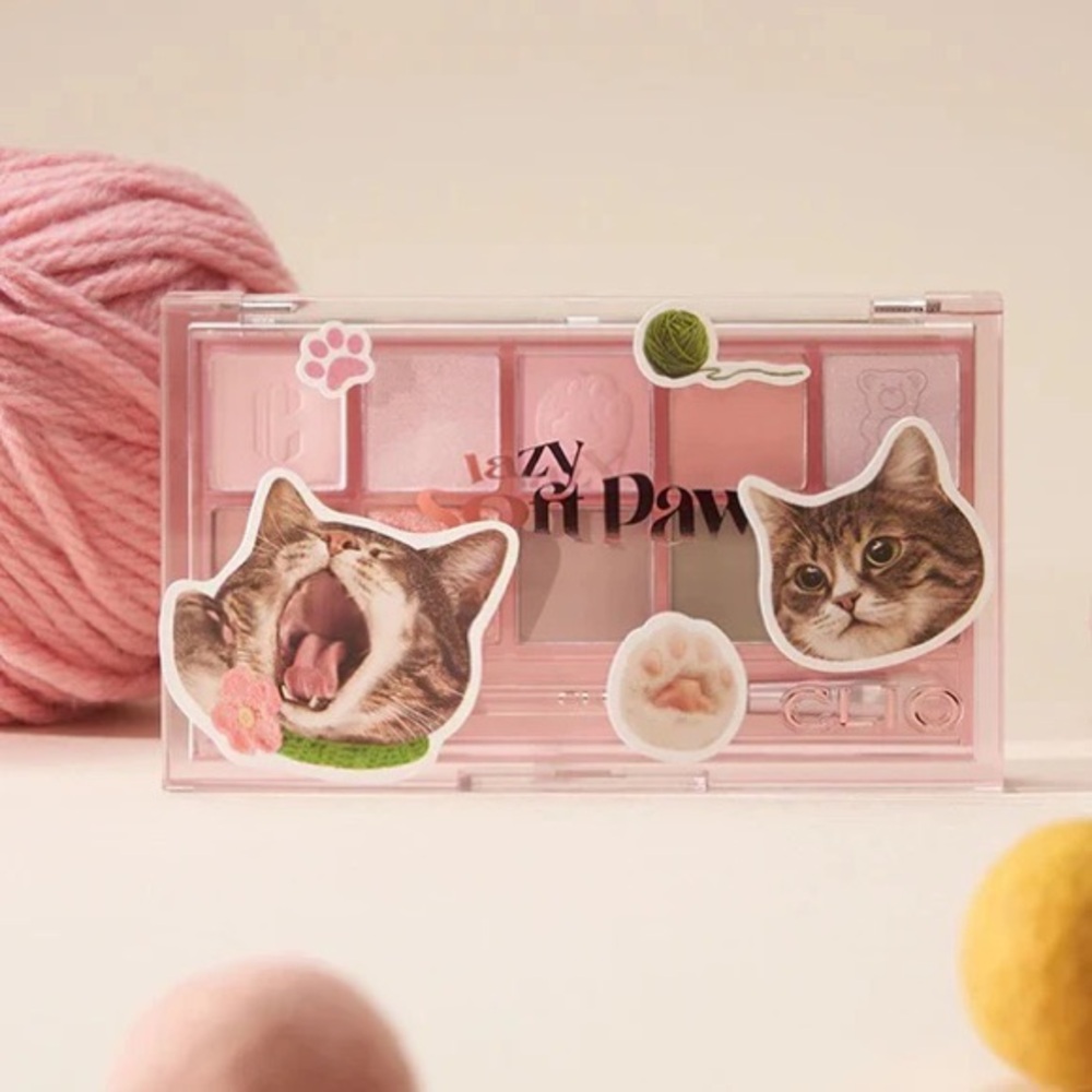Clio ‘Lazy Soft Paw’ eyeshadow palette - Koshort Limited Edition